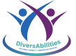 DiverseAbilities logo with text: building capacity. embracing abillities.